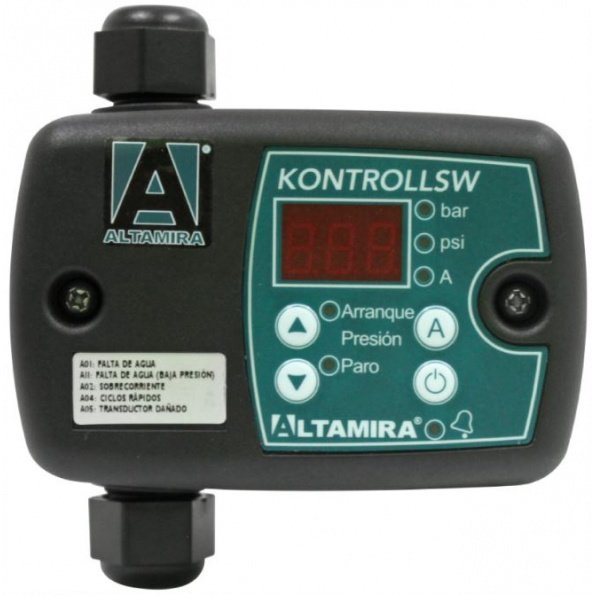 Switch Electronico De Proteccion Y Control Digital Altamira Rango 7.5 101.5 Psi