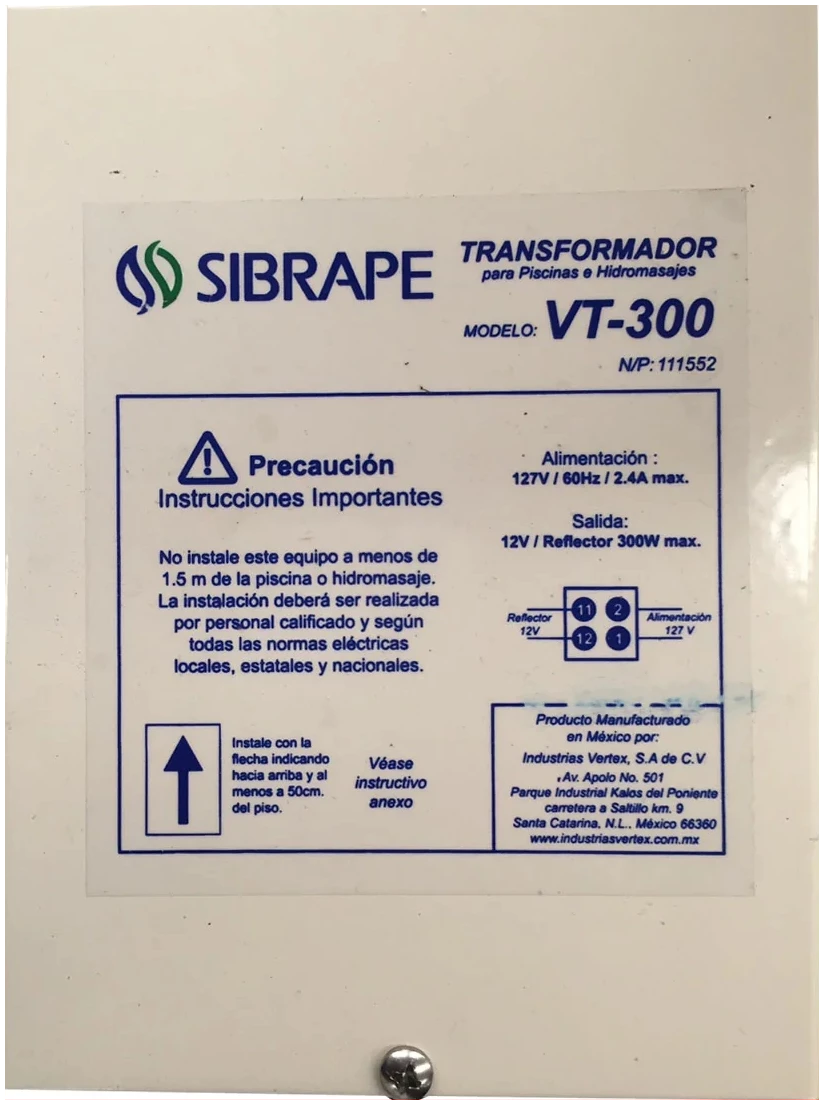Transformador 300W 12V Nacional 1 Transformador 300W 12V Nacional